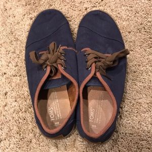 Navy Toms Sneakers